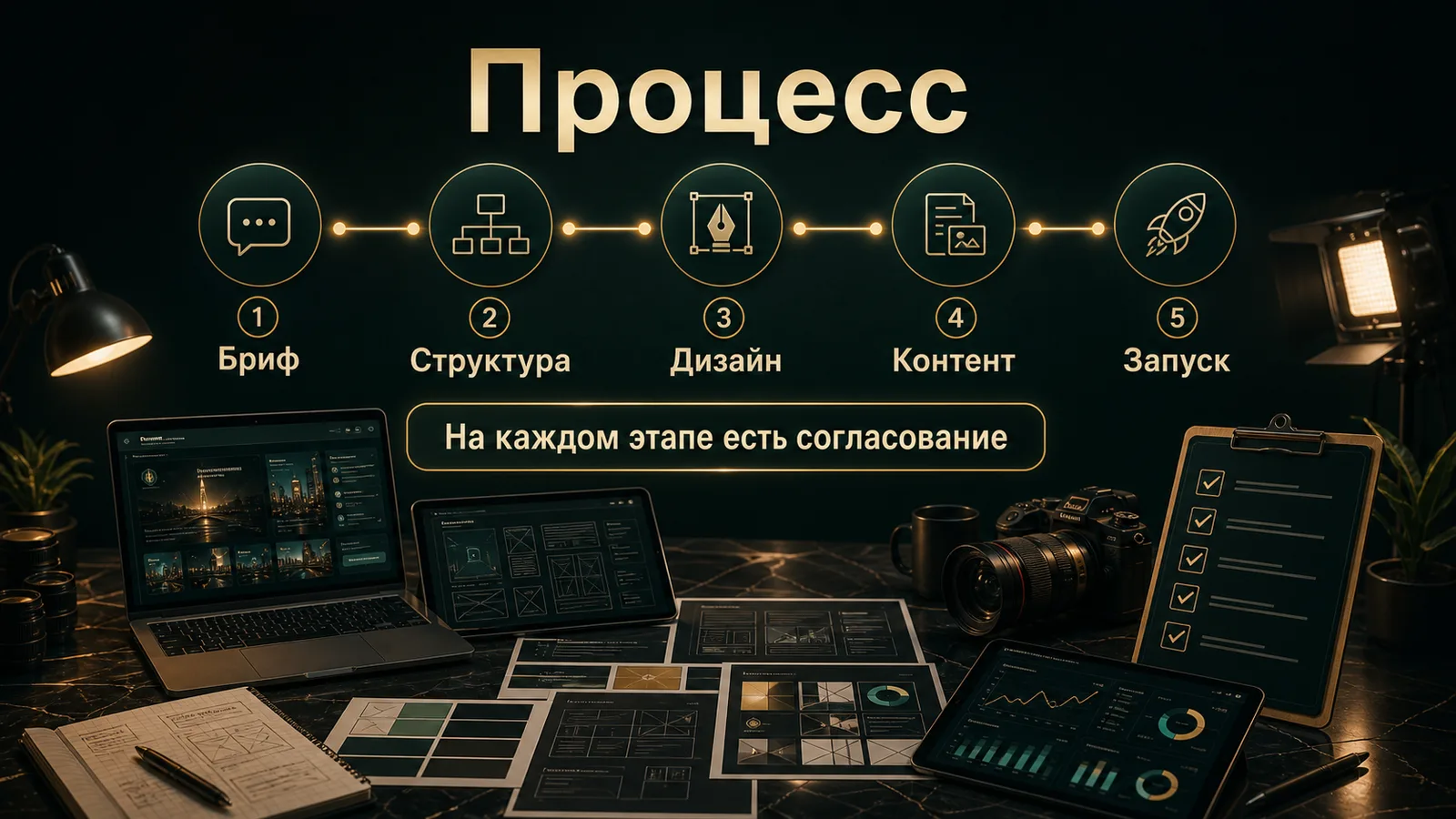 Процесс работы